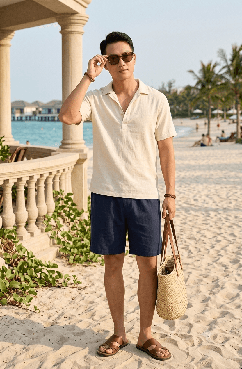 Hình ảnh Áo polo kem